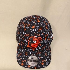 New Era 9Forty Toddler Baltimore Orioles Graffiti Style Cartoon Bird AOP O/S NWT